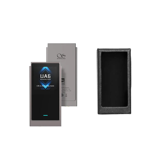 Portable Hi Res Audio USB DAC Amp with Case Titanium