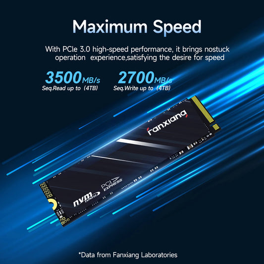 High Speed 1TB PCIe 3.0 NVMe M.2 SSD