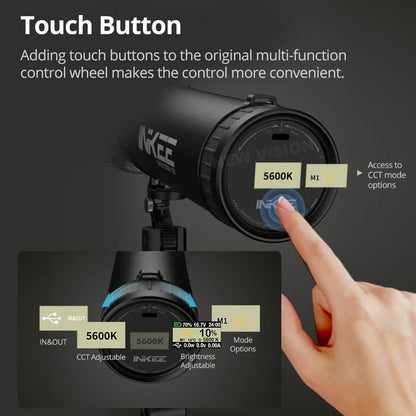 Rechargeable GC150 LED Studio Light for Videos