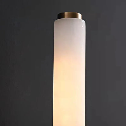 2 Piece Black Marble LED Wall Lights 3000K Warm Glow