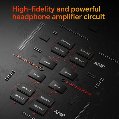 Portable MP3 Player with 4.4mm Balanced Output and Storage Case