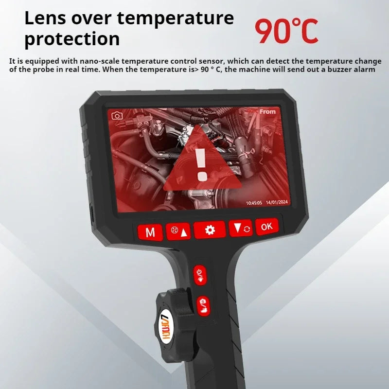 3.9 mm 1m Inspection Borescope Camera 1080p