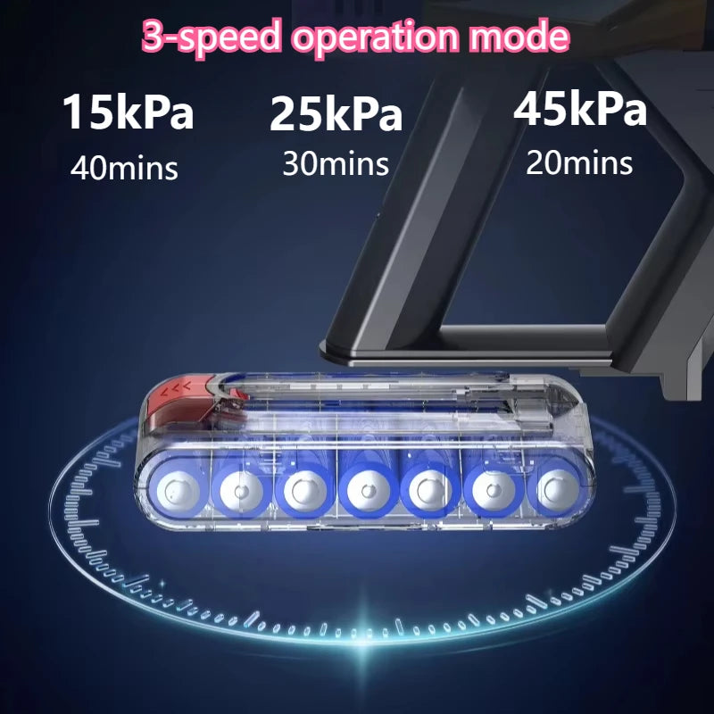 Cordless Handheld Vacuum Cleaner 550W with Touchscreen Control