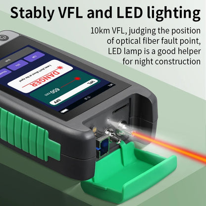 Professional 1550nm Fiber Optic OTDR Tool with APC Port