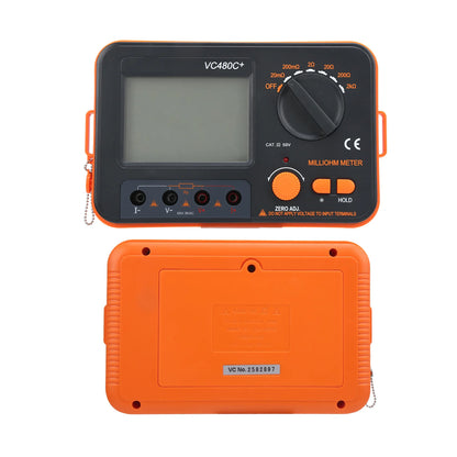 Handheld Low Resistance Tester VC480C 6-Gear
