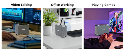 High-Speed 10Gbps Dual Bay External HDD RAID Box