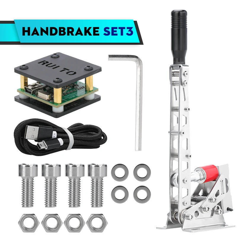 Adjustable Sim Racing Handbrake with Realistic Feel