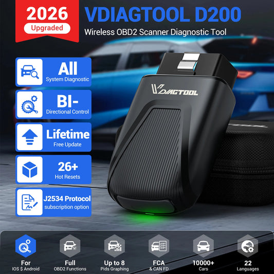 All-System OBD2 Code Reader with Lifetime Updates