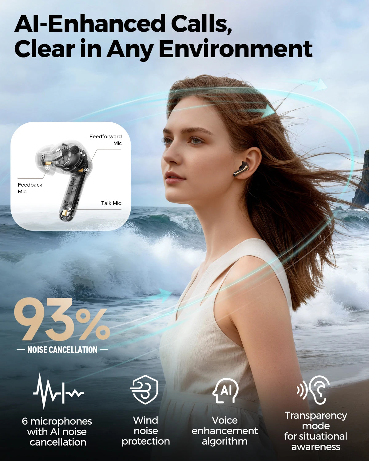 Hi-Res Wireless ANC Earbuds with LDAC aptX
