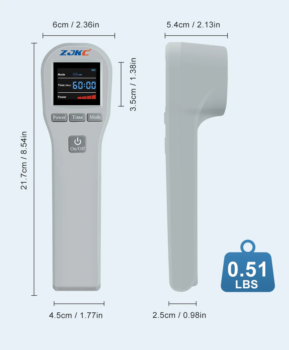White Portable Pain Relief Cold Laser Machine for Pets
