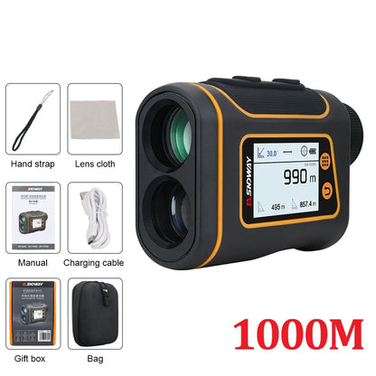 Laser Rangefinder Distance Meter with LCD Display