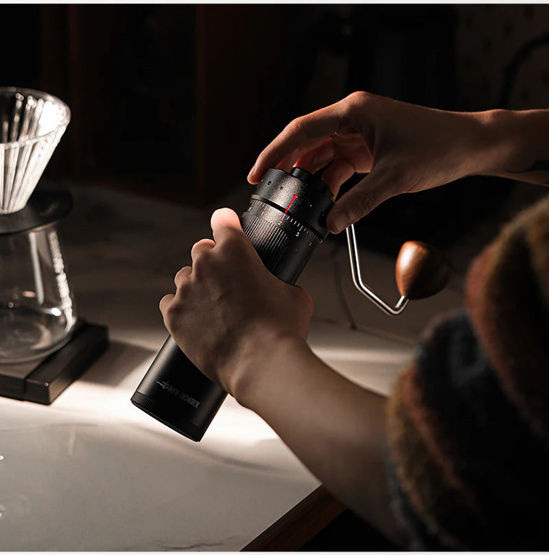 Manual Coffee Grinder with Adjustable Conical Burr for Espresso