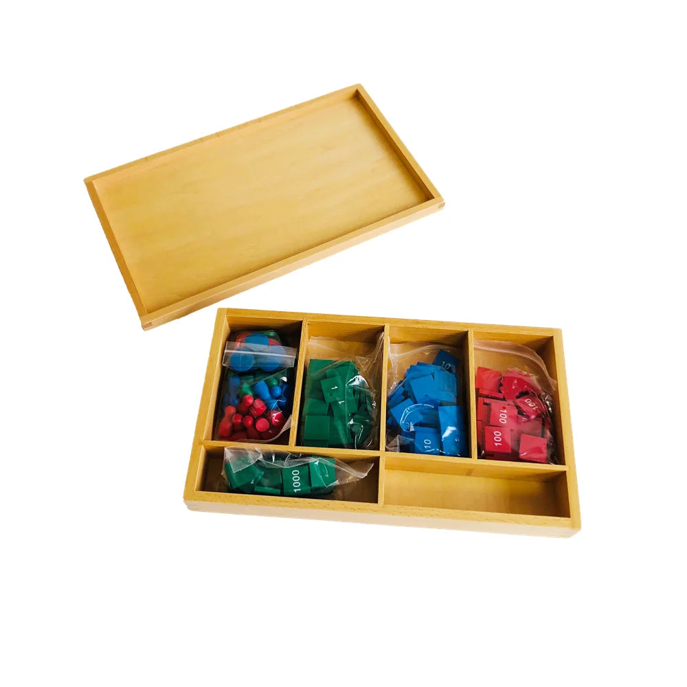Montessori Maths Stamp Game for Multiplication & Division