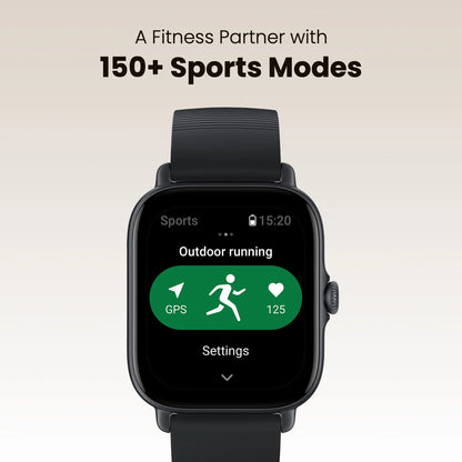 Amazfit GTS 4 Mini Graphite Black Health Smartwatch with Sports Tracking