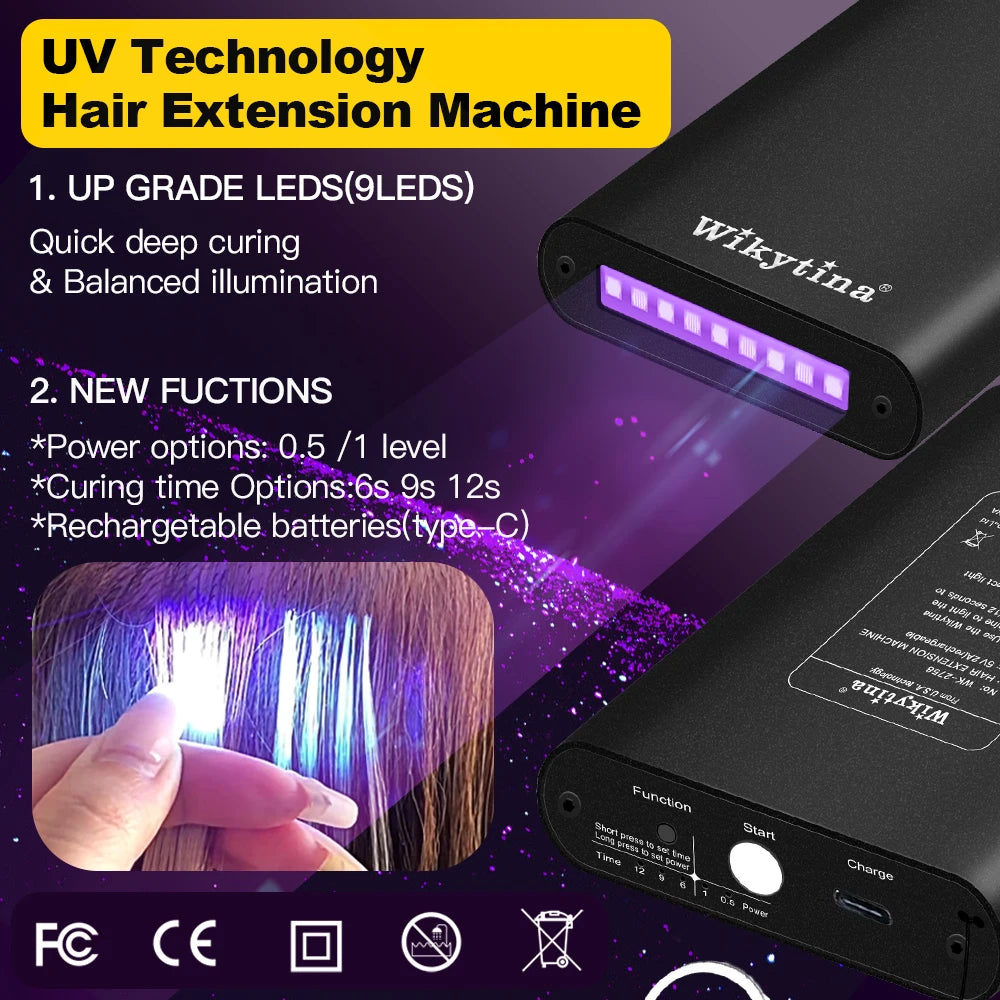 Professional Hair Extension Machine for Home and Salon