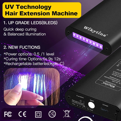 Professional Hair Extension Machine for Home and Salon
