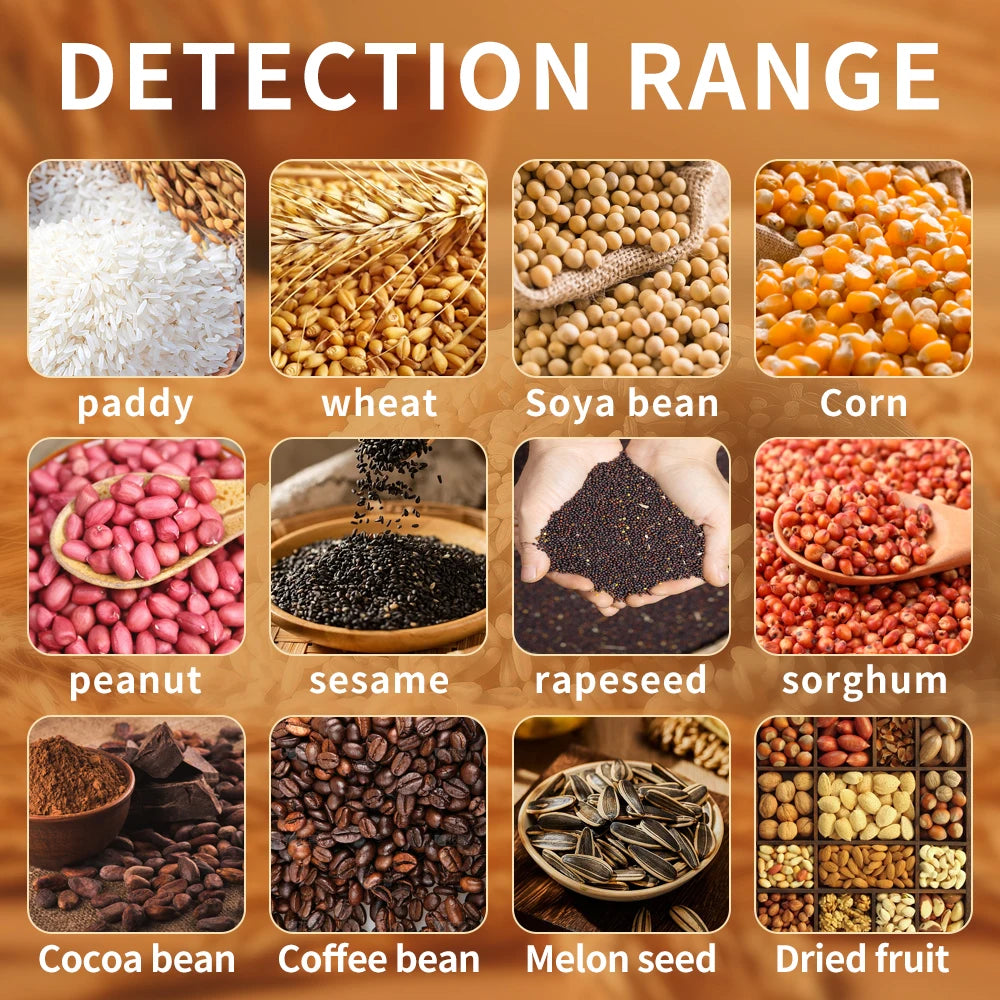 Smart Grain Moisture Meter for 37 Types of Seeds