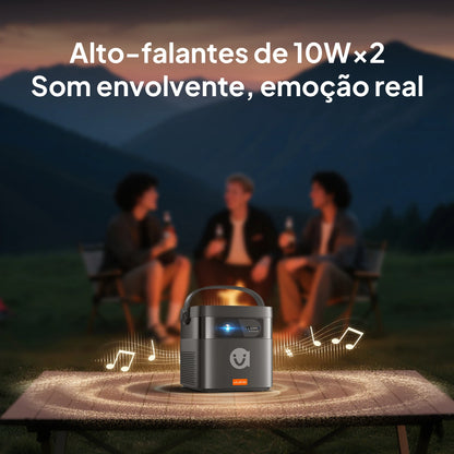 Smart Portable DLP Projector 400 ANSI 3D WiFi