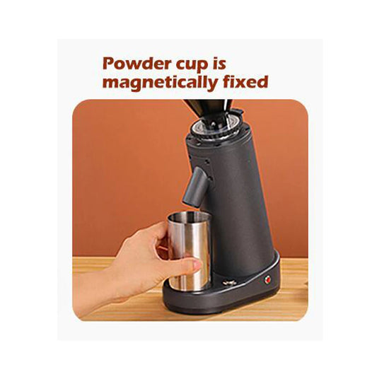 White Cylindrical SS Burr Coffee Grinder 40mm