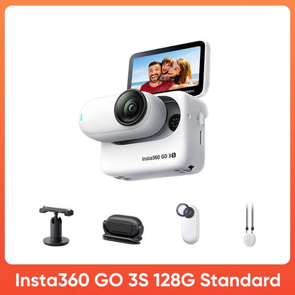 4K Portable Insta360 GO 3S Camera 128GB White