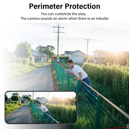 8MP 2.8mm PoE Security Camera Outdoor Night Vision