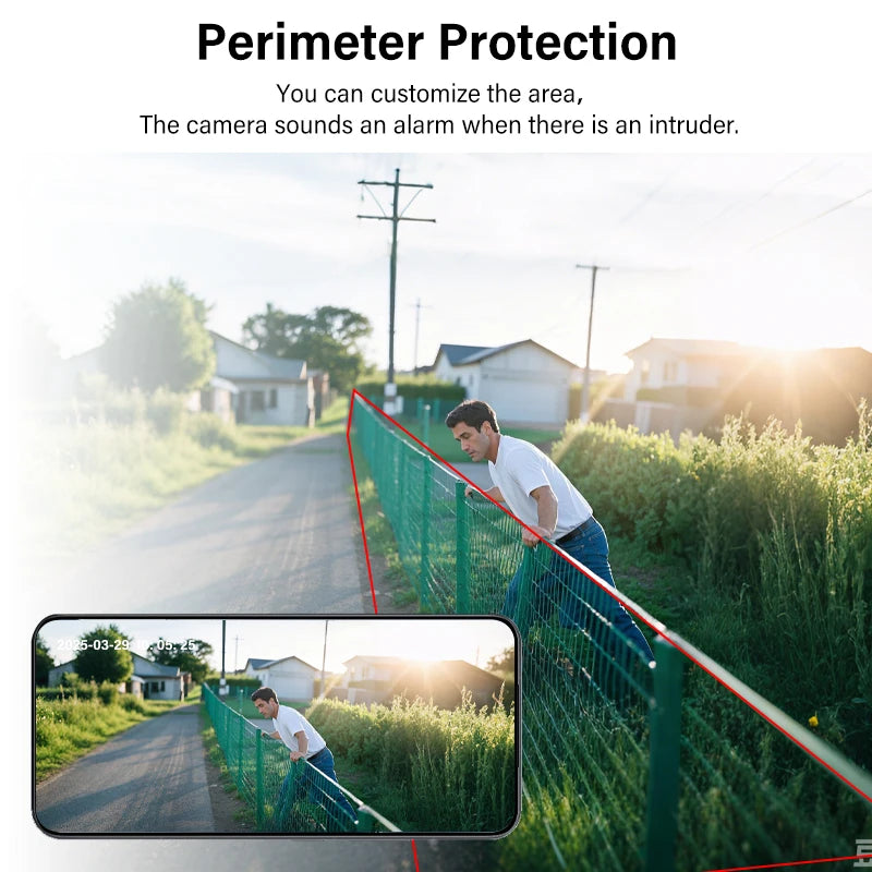 4MP Security Camera 2.8mm Lens 50m Night Vision