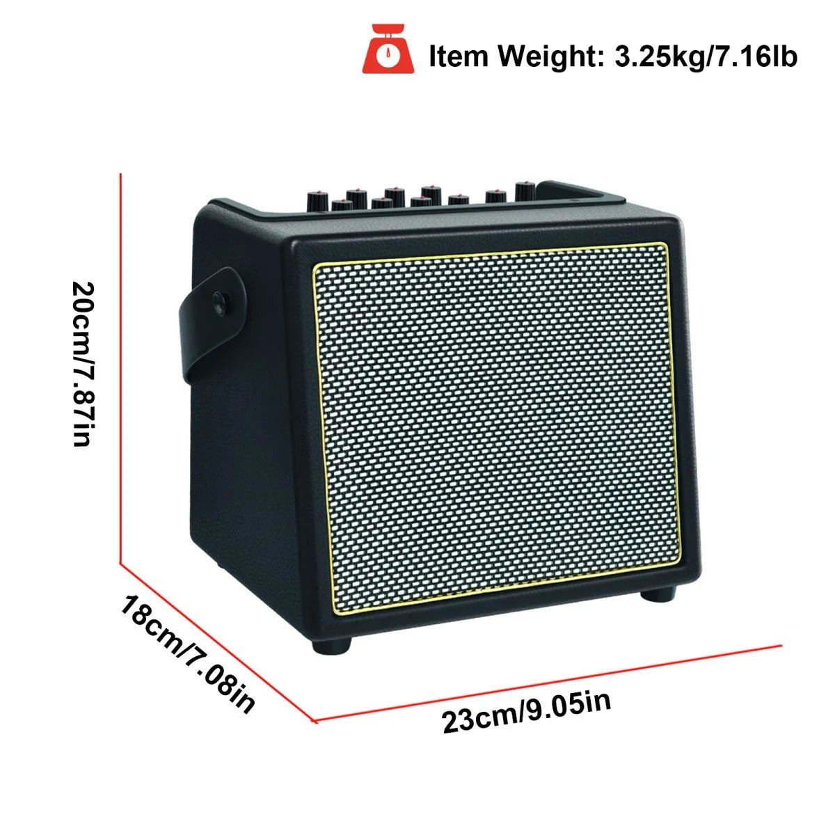 30W Portable Guitar Amplifier with Bluetooth and Multi Effects