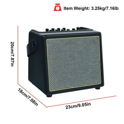 30W Portable Guitar Amplifier with Bluetooth and Multi Effects