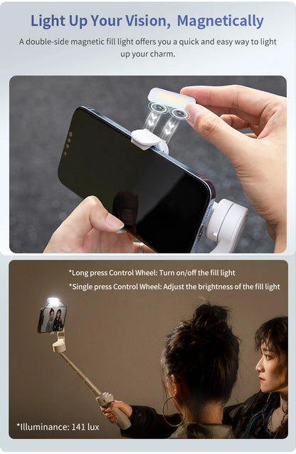 Portable 3-Axis Phone Gimbal Stabilizer for Vlogging Standard