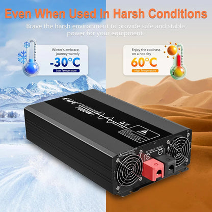 12V 4000W Pure Sine Wave Power Inverter