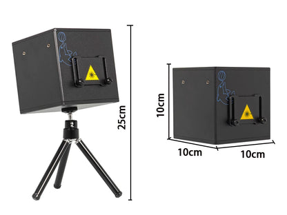 Portable RGB Laser Animation Projector 500mw Bluetooth Stage Light