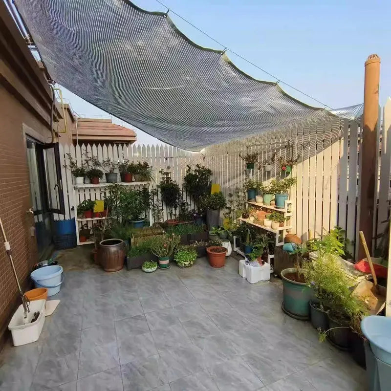 Aluminium Foil Shade Net Privacy Screen Garden Awning