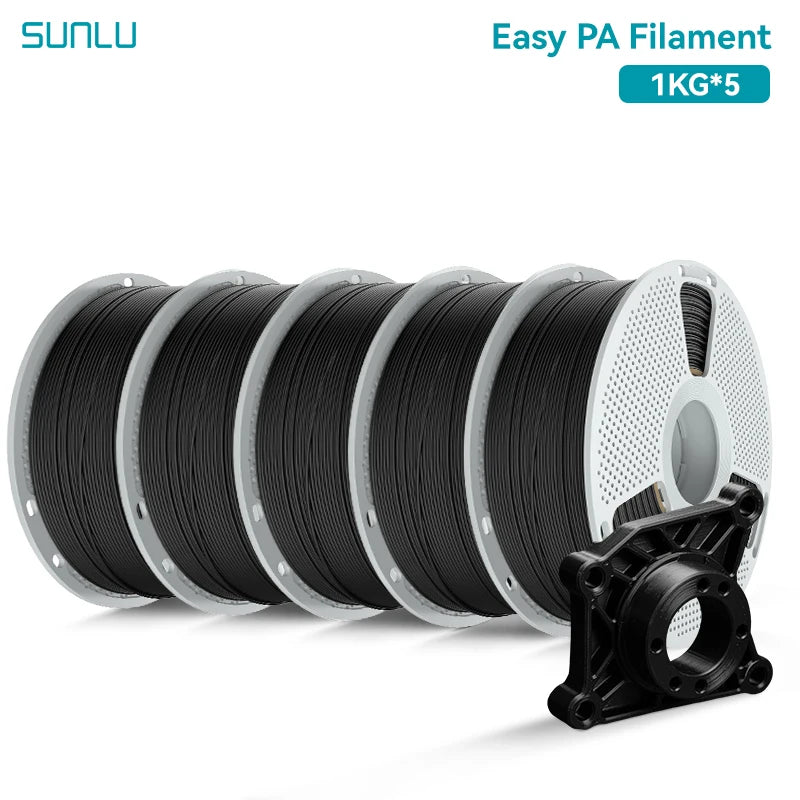 Easy-PA Nylon Filament 1.75mm 5KG Pack Black