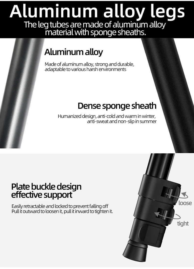 Professional Camera Monopod with Tilt Head and Quick Release Plate