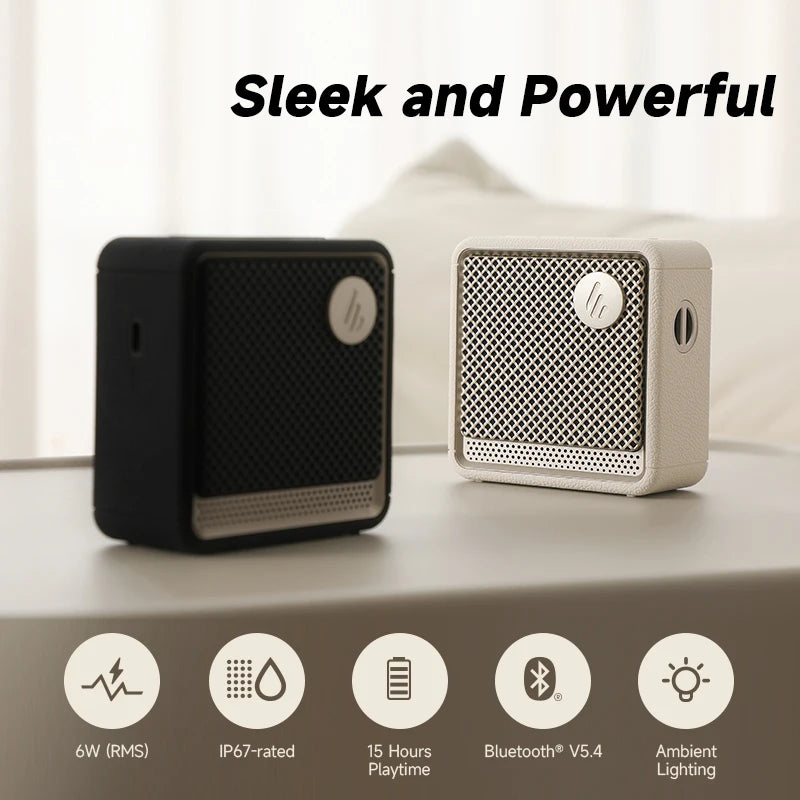 Edifier ES20 Wireless Outdoor Bluetooth Speaker IP67 Waterproof Ivory