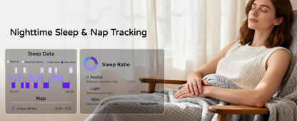 Smart Ring with AI Analysis Fitness and Sleep Tracking