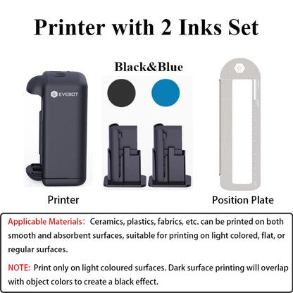 Wireless Smart Inkjet Printer with Dual Inks