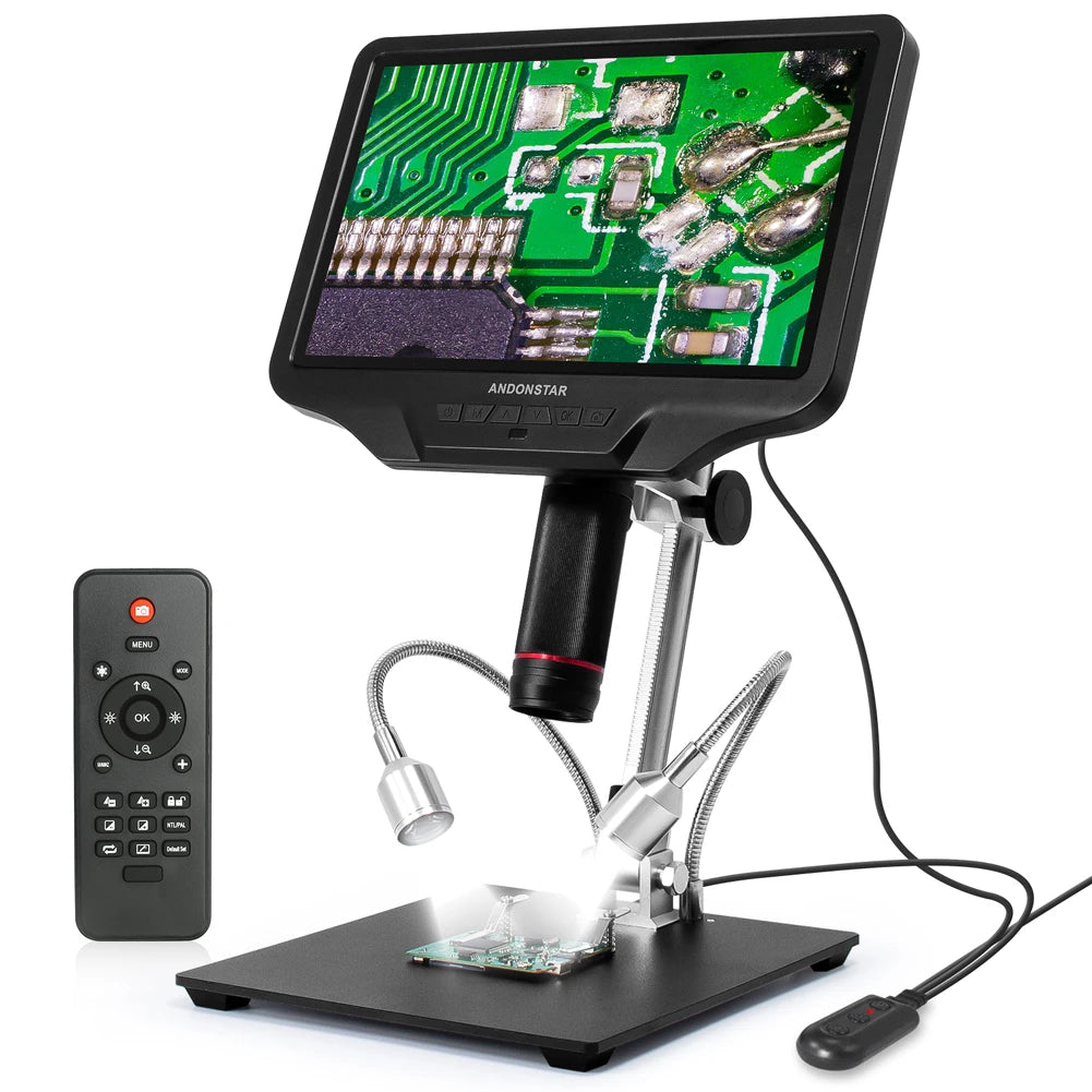 UHD 4MP Soldering Microscope with LCD Screen