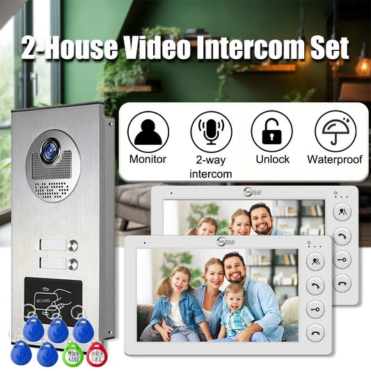 Multi-Unit 7 Inch Apartment Video Doorbell System