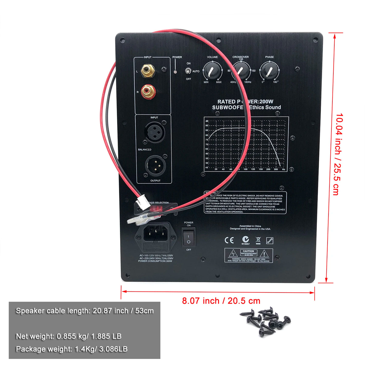 Heavy Duty Digital Bass Amplifier Board 200W Mono Audio