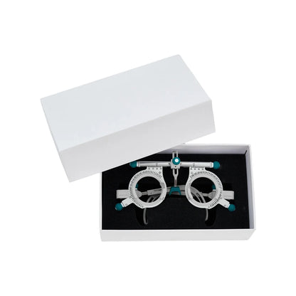 Adjustable Ophthalmic Trial Lens Frame Black Round Design
