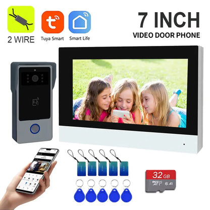 Smart Video Door Phone with 7'' Touch Monitor