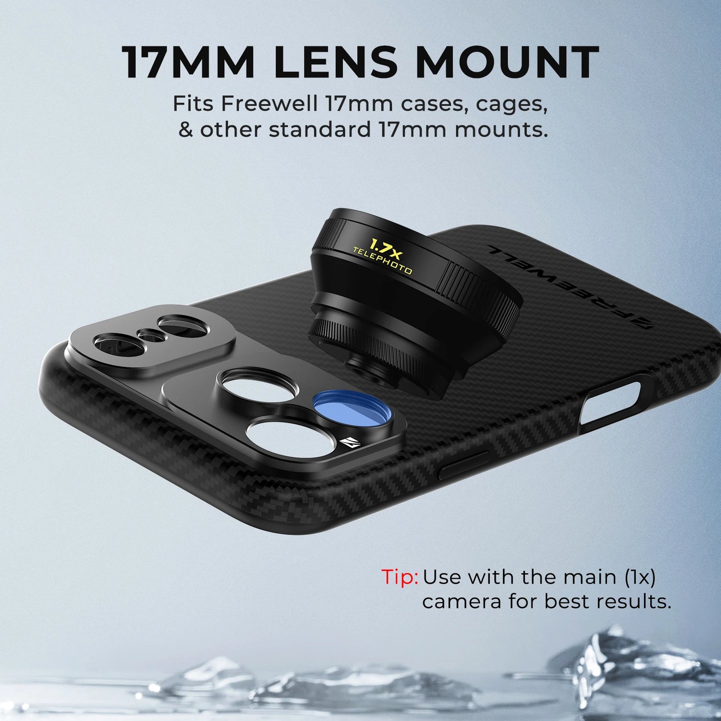 Smartphone Telephoto Lens 1.7x for Sharp Zoom Photos