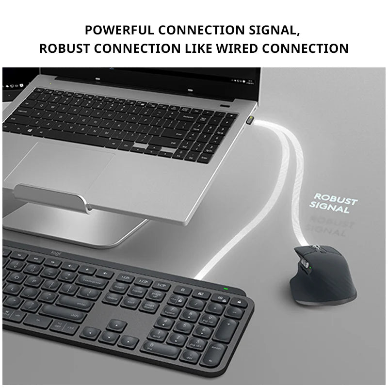 Ergonomic Wireless Mouse 8K DPI Long Battery Life