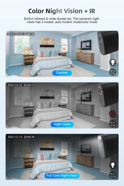 4MP 4G Wireless Outdoor Security Camera with 32GB Storage