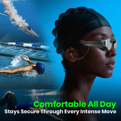 Smart Swimming Goggles with AI Audio Anti-Fog Waterproof Fitness