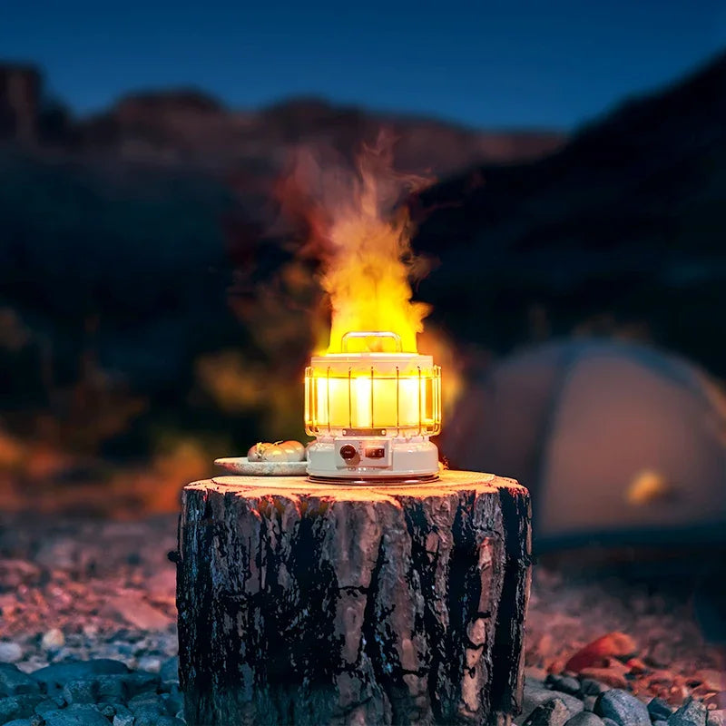 Rechargeable Camping Lantern 9600mAh 3in1 Vintage Light