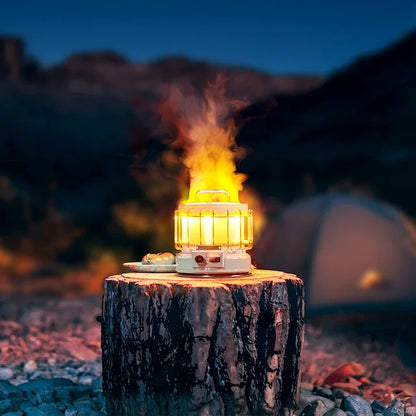 Rechargeable Camping Lantern 9600mAh 3in1 Vintage Light
