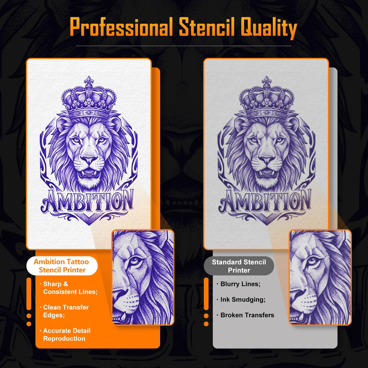 Bluetooth Wireless Tattoo Stencil Transfer Printer