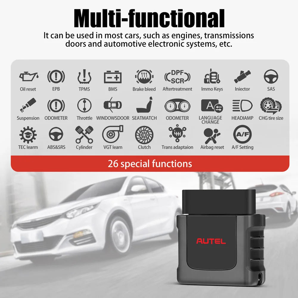 Wireless MaxiVCI Vehicle Interface for Advanced Car Diagnostics